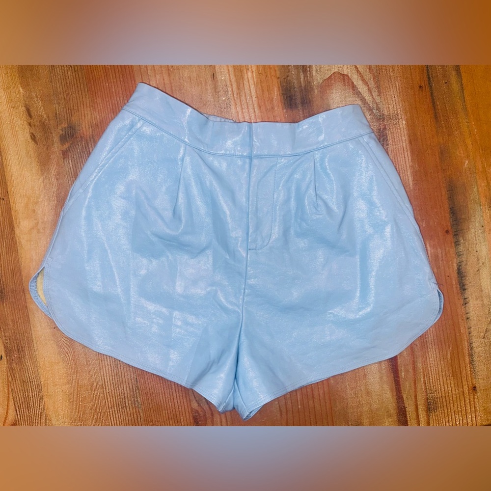 Blue Leather Grey Lab shorts, size small